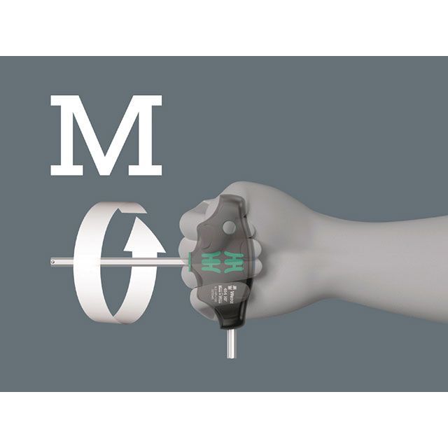ヴェラ 023454 10本組 T型HEXレンチセット メタルラック付き WERA_5