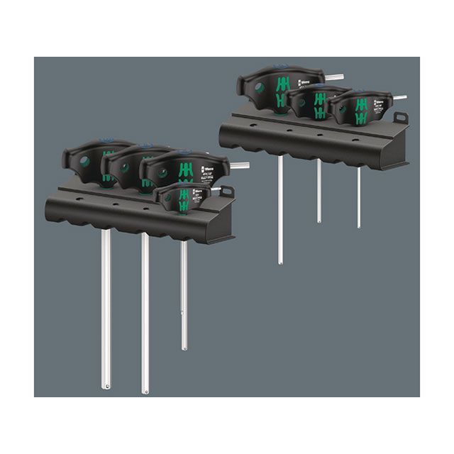 ヴェラ 023454 10本組 T型HEXレンチセット メタルラック付き WERA_8