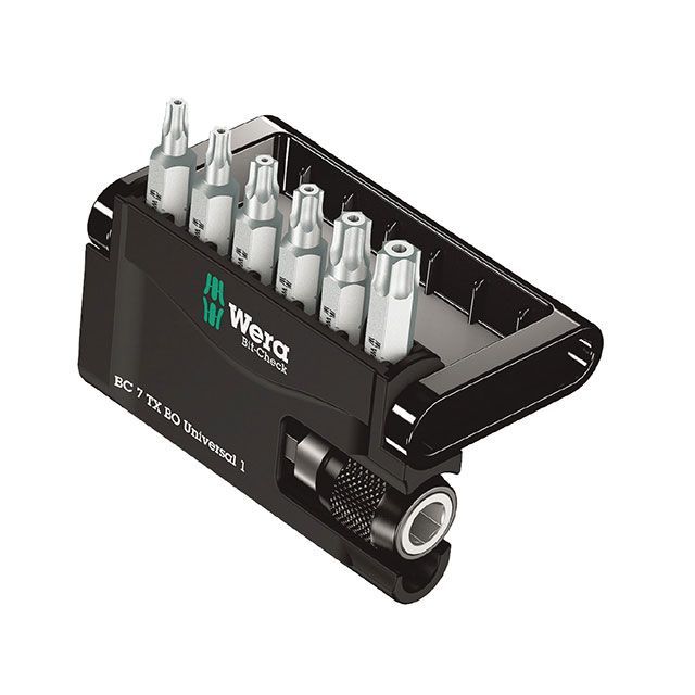 ヴェラ 056158 6本組 1/4HEX ビットチェック いじり止め付トルクスドライバービットセット WERA