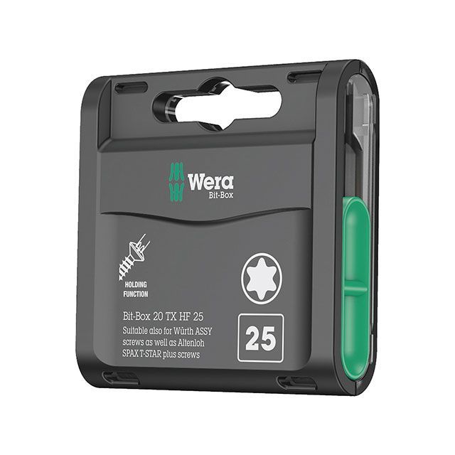 ヴェラ 057778 20本組 差込6.35粍 ビットボックス席 大きさTX25 WERA