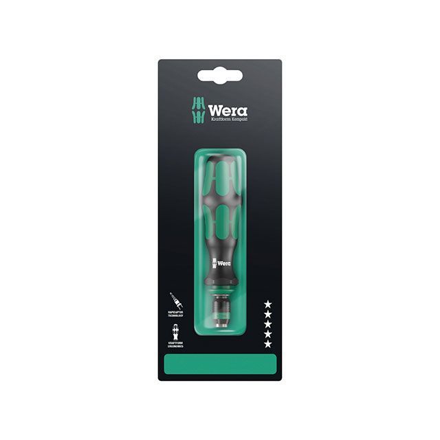 ヴェラ 073541 Rapidaptorクイックリリース式 ドライバーハンドル 差込6.35mm 全長133mm 伸縮機能付 WERA