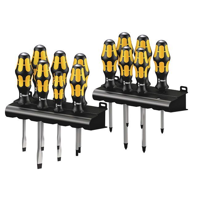 ヴェラ 133285 13本組 Kraftform ハンドル 貫通ドライバーセット ラック付 WERA