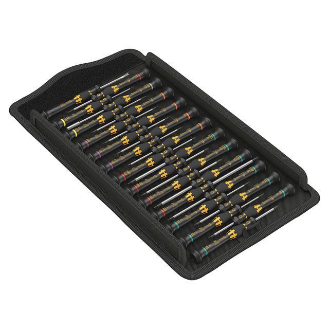 ヴェラ 134019 25本組 電気工事向け ESD精密用ドライバーセット 収納ケース付 WERA