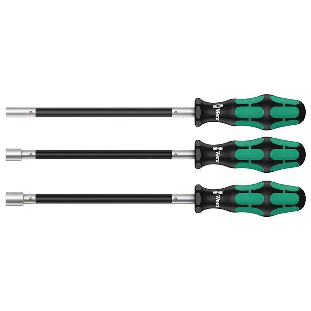 ヴェラ 135311 3本組 Kraftformハンドル フレキシブル六角ドライバーセット 先端サイズ678mm WERA