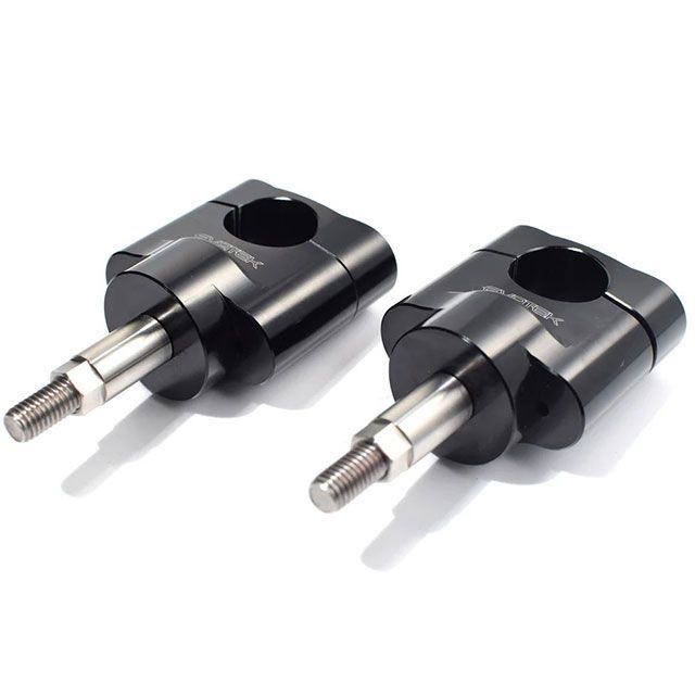 エヴァテック CT125 DAX125 CNCハンドルポストセット CT125等（ブラック） EVATEK_3