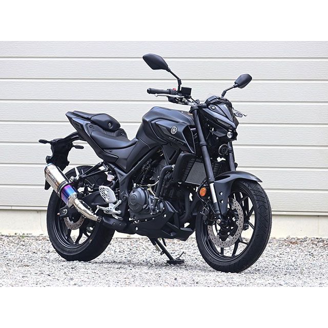 ダブルアールズ YZF-R25/MT-25 JMCA スリップオン SS-OVAL 焼き色
