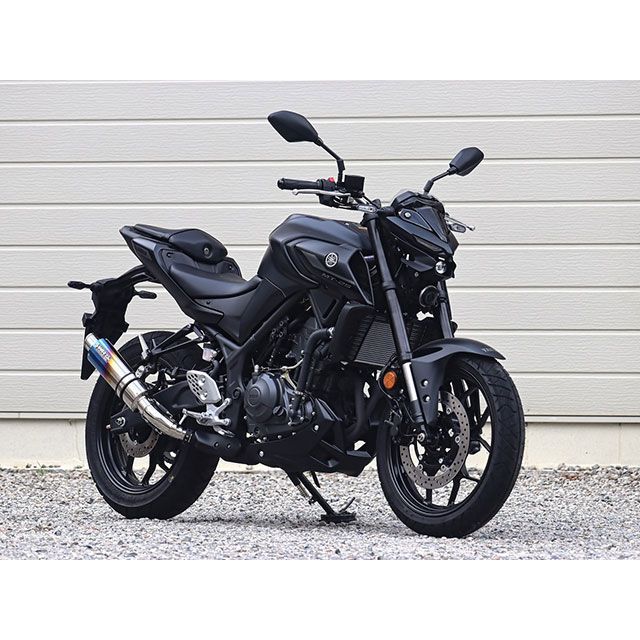 ダブルアールズ YZF-R25/MT-25 S.O.Vショートチタンオーバル焼き色