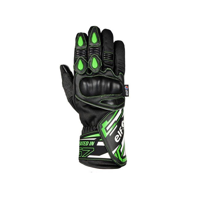 エルフ ライディングウェア 2025-2026秋冬モデル EG-W529 ネーロウィンターグローブ（グリーン） サイズ L elf riding w…