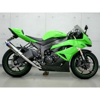 トリックスター ZX-6R レーシングスリップオン φ100×370 焼チタンサイレンサー TRICKSTAR バイク