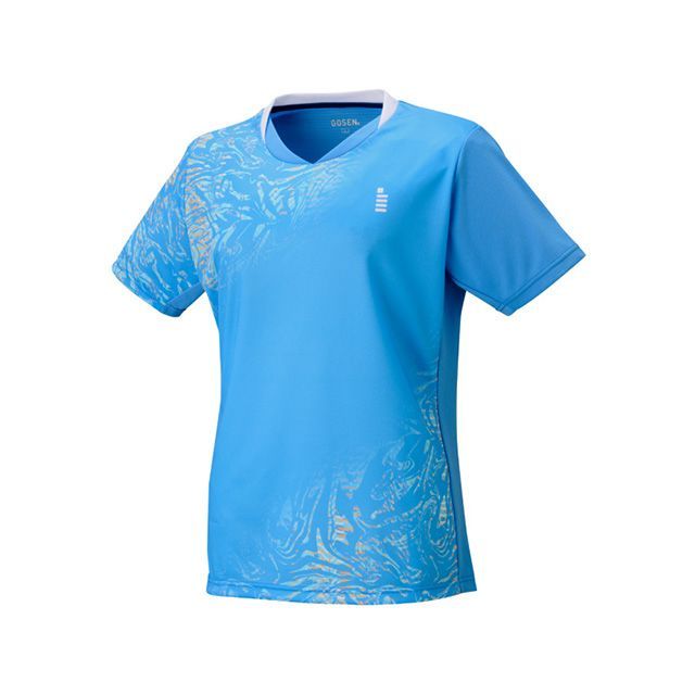 ゴーセン T2543 レディース ゲームシャツ（ライトブルー） サイズ M GOSEN