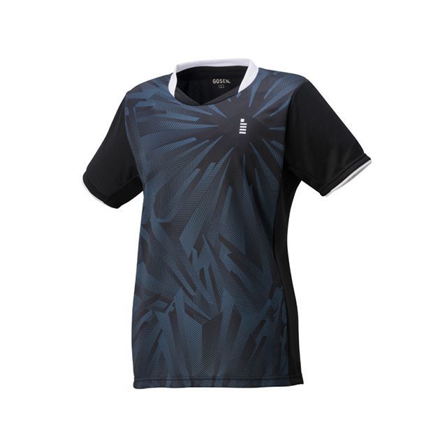ゴーセン T2553 レディース ゲームシャツ（ブラック） サイズ L GOSEN