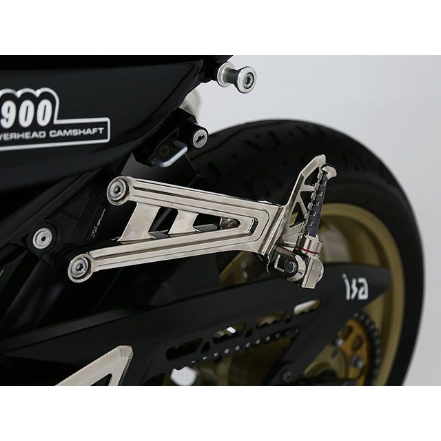 アエラ Z900RS/Cafe アルミ削り出しタンデムステップブラケット Kawasaki Z900RS 2025-（無電解ニッケルめっき） AEL…_5