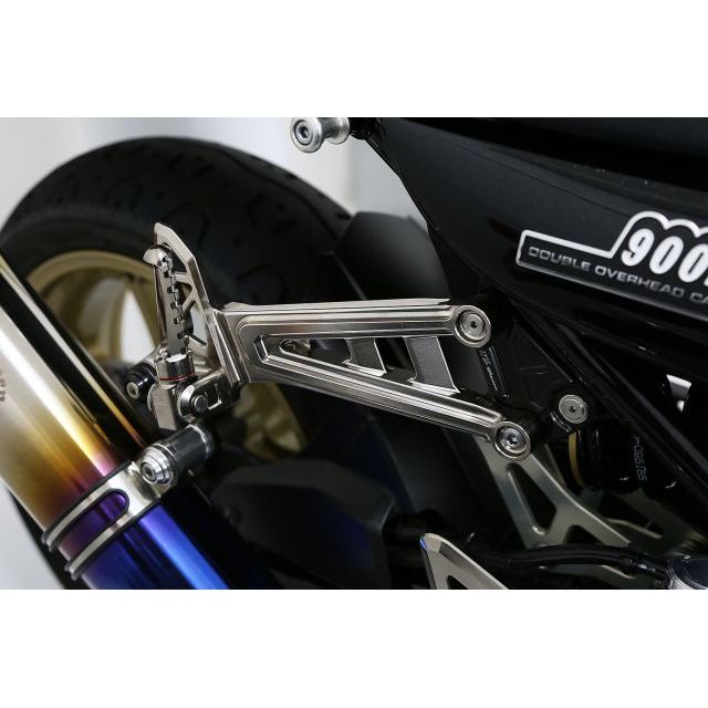 アエラ Z900RS/Cafe アルミ削り出しタンデムステップブラケット Kawasaki Z900RS 2025-（無電解ニッケルめっき） AEL…_4