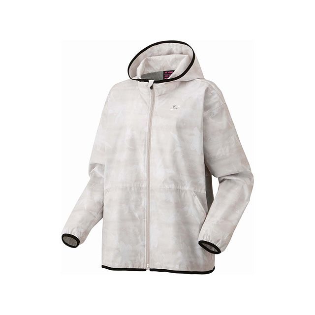 ヨネックス 78077 ウィメンズ裏地付ウィンドウォーマーパーカ（グレージュ） サイズ S YONEX