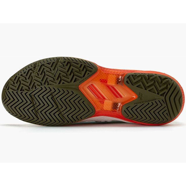 ヨネックス SHTAALA パワークッションアドアクセルLAC（ホワイト/オレンジ） サイズ 23.5cm YONEX