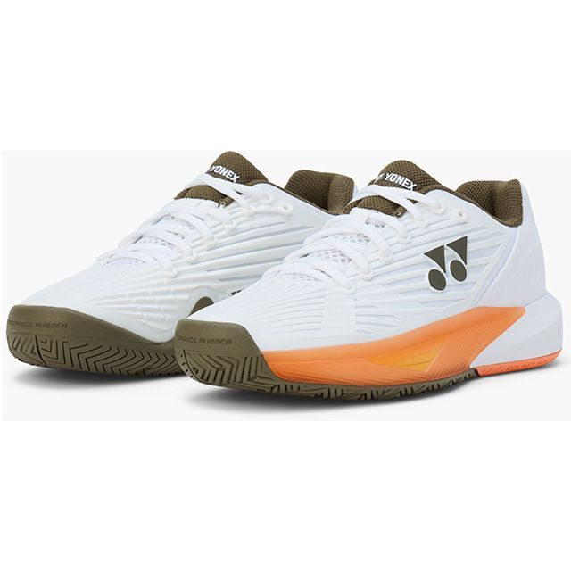 ヨネックス SHTE5LAC パワークッションエクリプション5LAC（ホワイト/ブラウン） サイズ 22.0cm YONEX