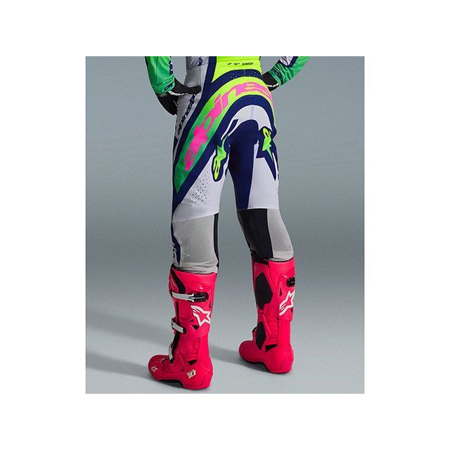 アルパインスターズ スーパーテック パンツ ビスタ（ライトグレー/イエロー/フローブルー） サイズ 32 Alpinestars_4