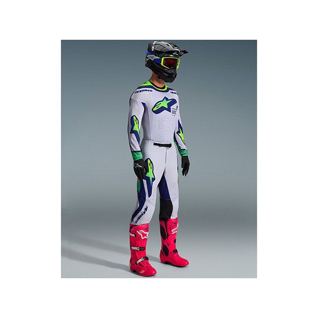 アルパインスターズ スーパーテック パンツ ビスタ（ライトグレー/イエロー/フローブルー） サイズ 32 Alpinestars_5