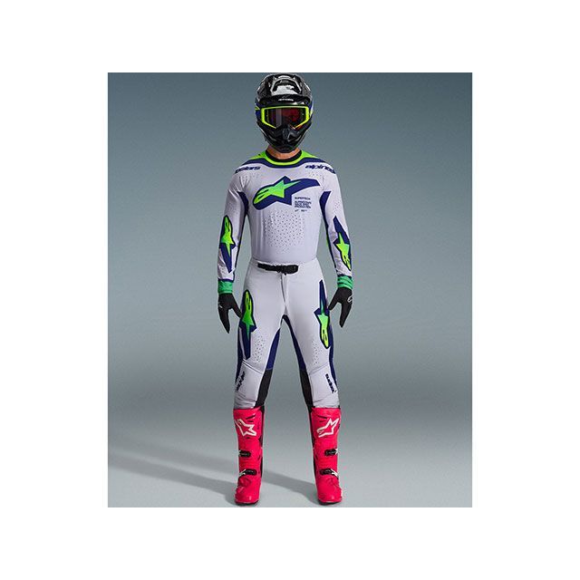 アルパインスターズ スーパーテック パンツ ビスタ（ライトグレー/イエロー/フローブルー） サイズ 32 Alpinestars_8