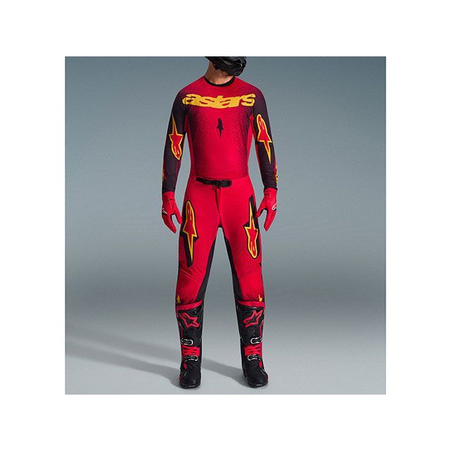 アルパインスターズ スーパーテック パンツ センツ（レッド/ブラック