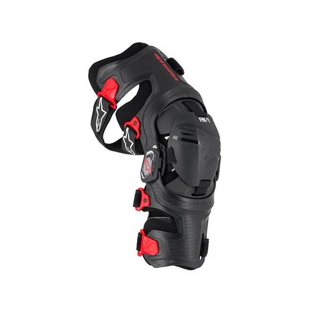 アルパインスターズ ニーブレース RK-7 プラズマ M ペア（ブラック/レッド） Alpinestars