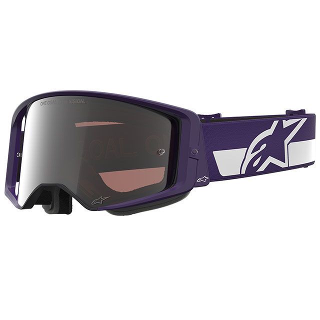アルパインスターズ スーパーテック ゴーグル HUNTA96 XXV パープル/ホワイト ミラーシルバー Alpinestars