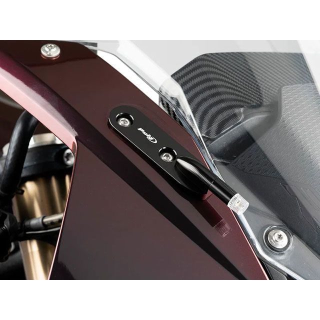 プーチ M1000RR S1000RR ウインカーマウント付きミラーキャップ（ブラック） Puig_1