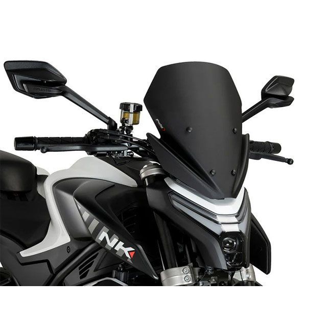 プーチ CFMOTO 450 NK ニュージェネレーションNKスクリーンSPORT（マットブラック） Puig