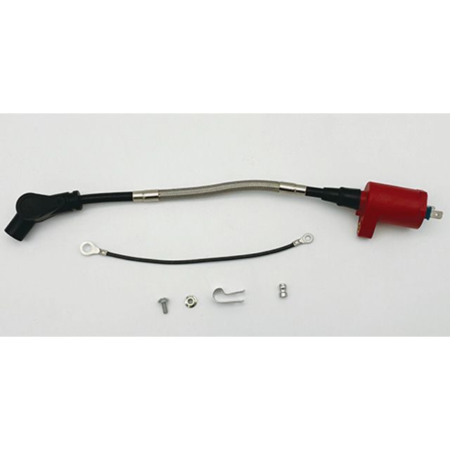 クリエイティブ・ファクトリー ポッシュ 12V Monkey 一ころIG捲線 スピードプロツインシリコンプラグコード ステンレスブレイデッドタ…