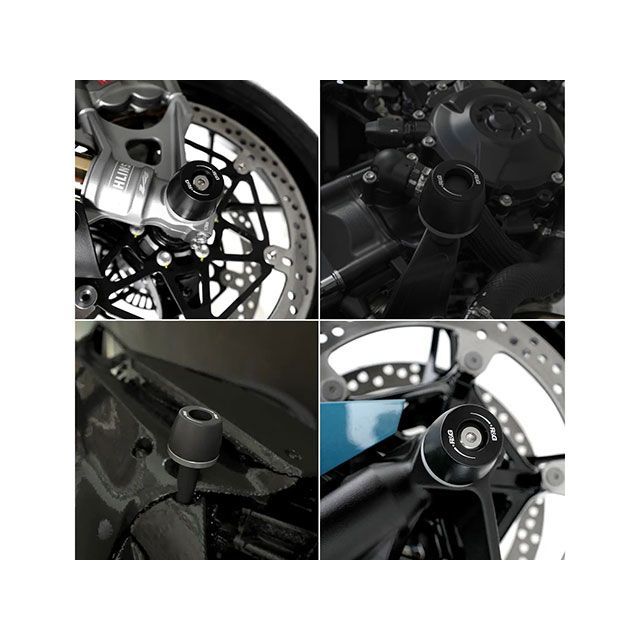 アールアンドジー Caballero Scrambler700（APEX TYPE） フロントフォークプロテクター APEX TYPE（黒いこと） …