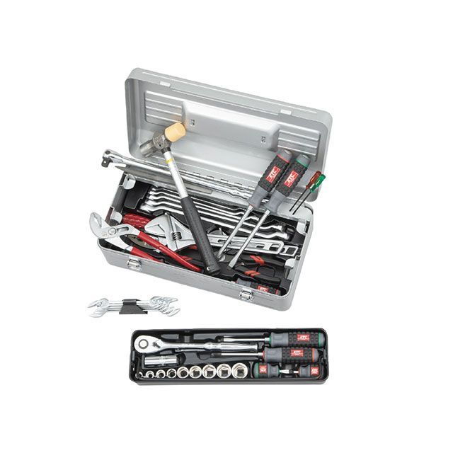 ケイティーシー SK4442S 44点組 12.7SQ 工具セット 片開きメタルケースタイプ KTC
