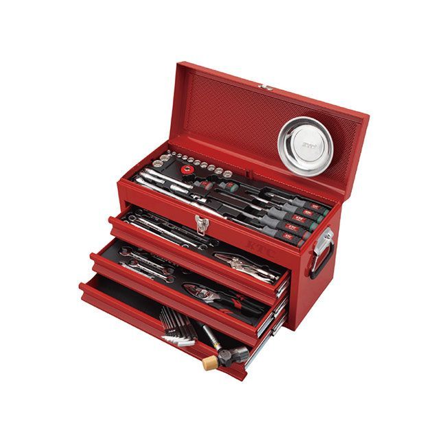 ケイティーシー SK3542BXR 54点組 9.5SQ インチサイズ工具セット チェストタイプ（レッド） KTC