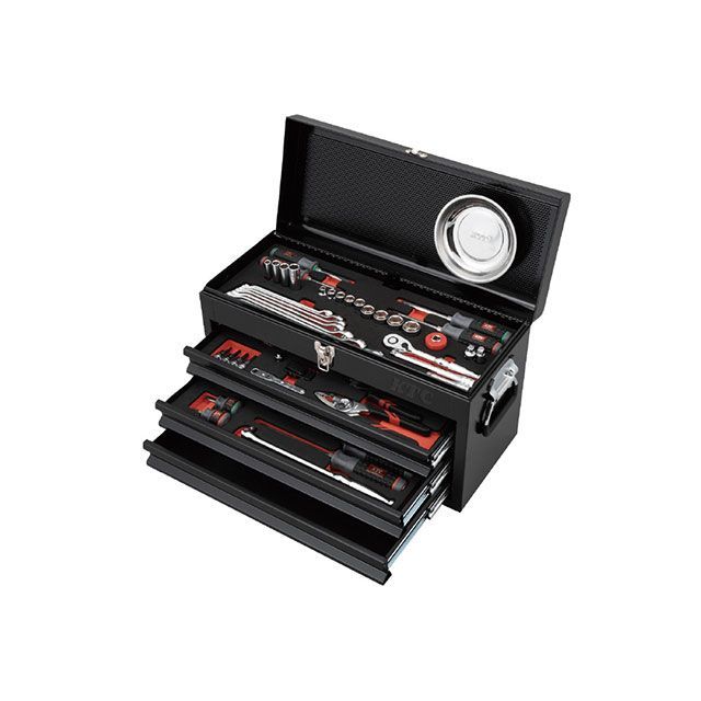 ケイティーシー SK3662XBK 66点組 9.5SQ 工具セット チェストタイプ（ブラック） KTC