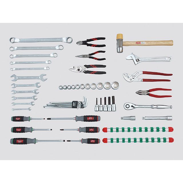 ケイティーシー SK4521MXCS 52点組 12.7SQ 工具セット 一般機械整備向け チェストタイプ（シルバー） KTC_2