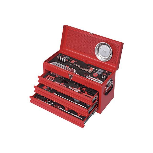 ケイティーシー SK7722XR 72点組 9.5SQ・12.7SQ 工具セット チェストタイプ（レッド） KTC
