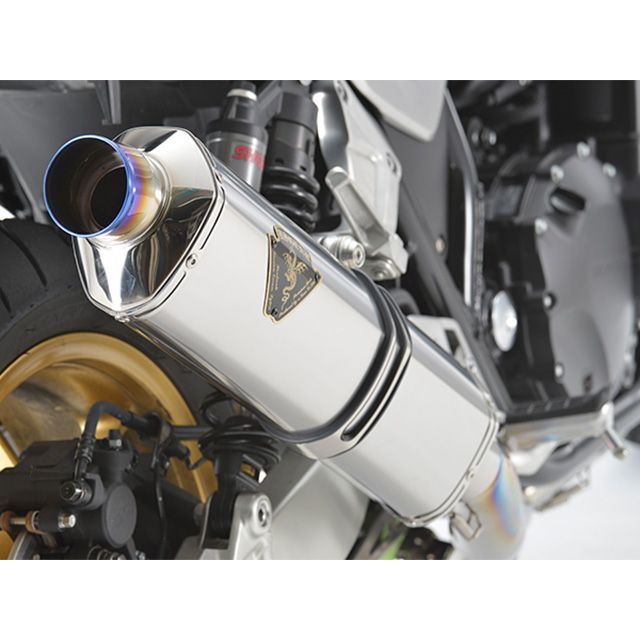 アールズギア CB1300SB CB1300SF ワイバンRフルエキゾースト ツイン Sタイプ マフラー（チタンポリッシュ） R’s GEAR
