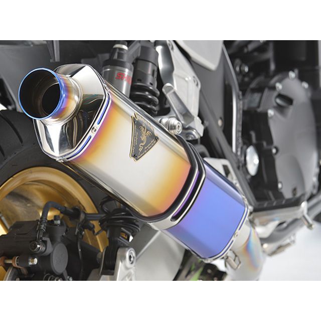 アールズギア CB1300SB CB1300SF ワイバンRフルエキゾースト ツイン UPタイプ マフラー（チタンドラッグブルー） R’s GEAR