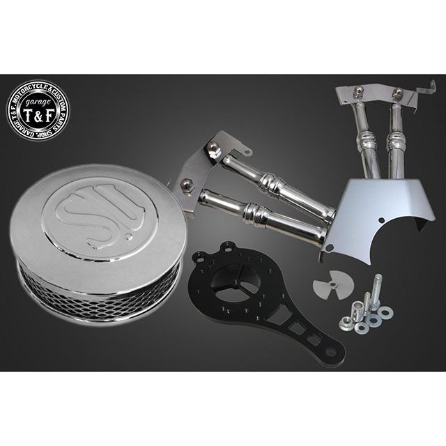 ガレージT&F ドラッグスター250 ドラッグスター250 SU＆プッシュロッドカバー SET（メッキ/メッキ） T&F