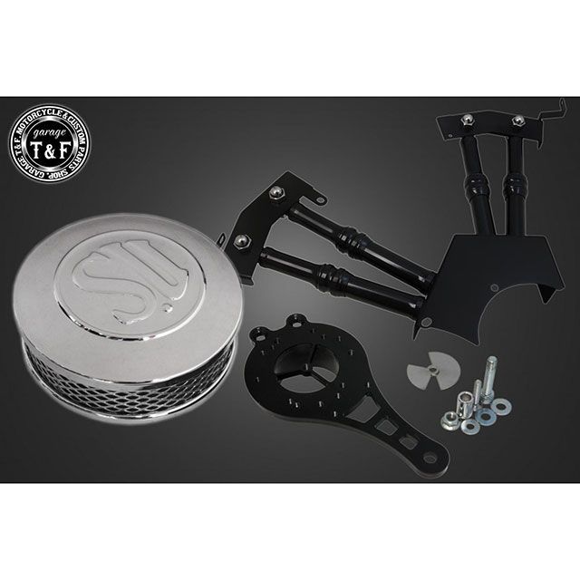 ガレージT&F ドラッグスター250 ドラッグスター250 SU＆プッシュロッドカバー SET（メッキ/ブラック） T&F