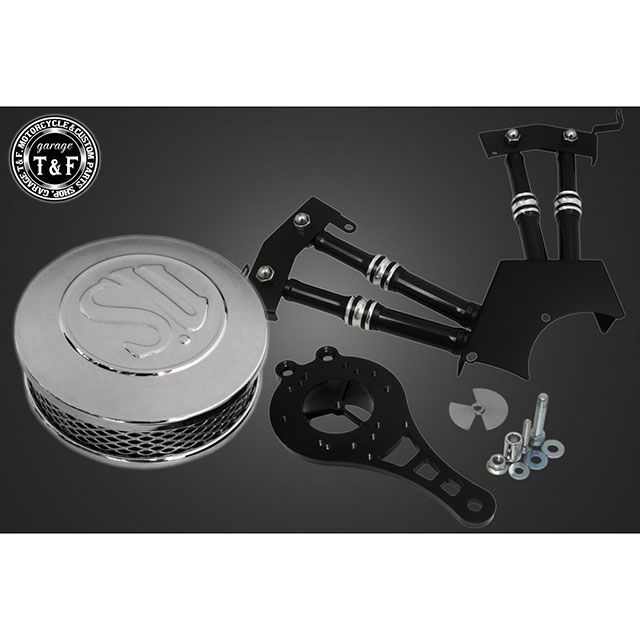 ガレージT&F ドラッグスター250 ドラッグスター250 SU＆プッシュロッドカバー SET（メッキ/コントラスト） T&F