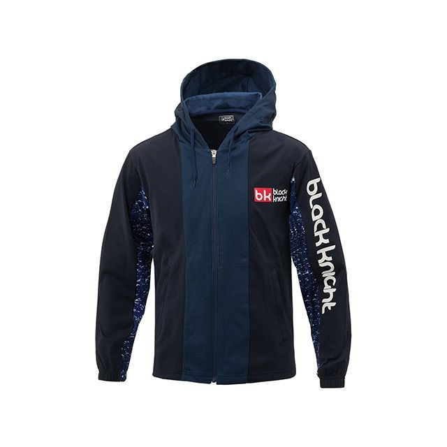 ブラックナイト フルジップパーカー（ネイビー） サイズ L Black knight