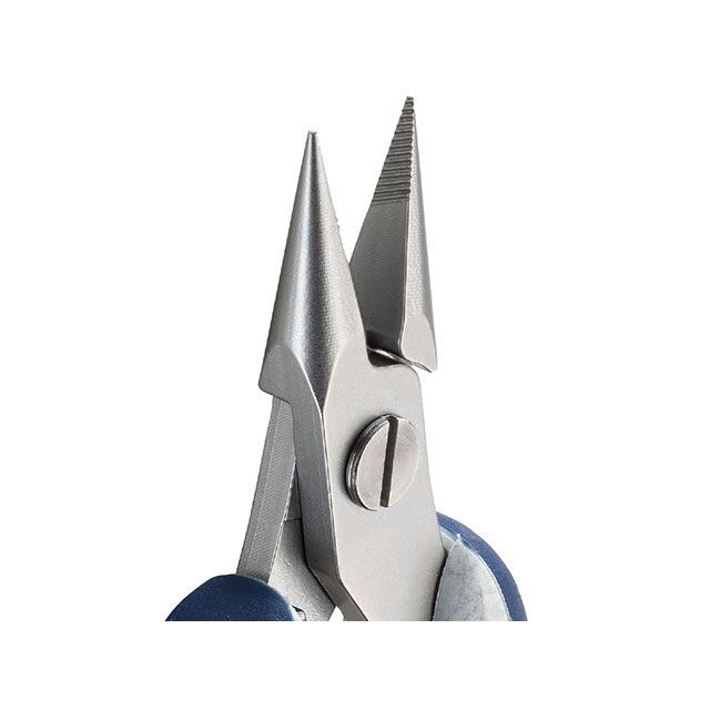 ideal-tek ES6022.CR.BG.IT ESD高精度プライヤ 滑り止め 半丸型 ギザあり 全長130mm ideal-tek