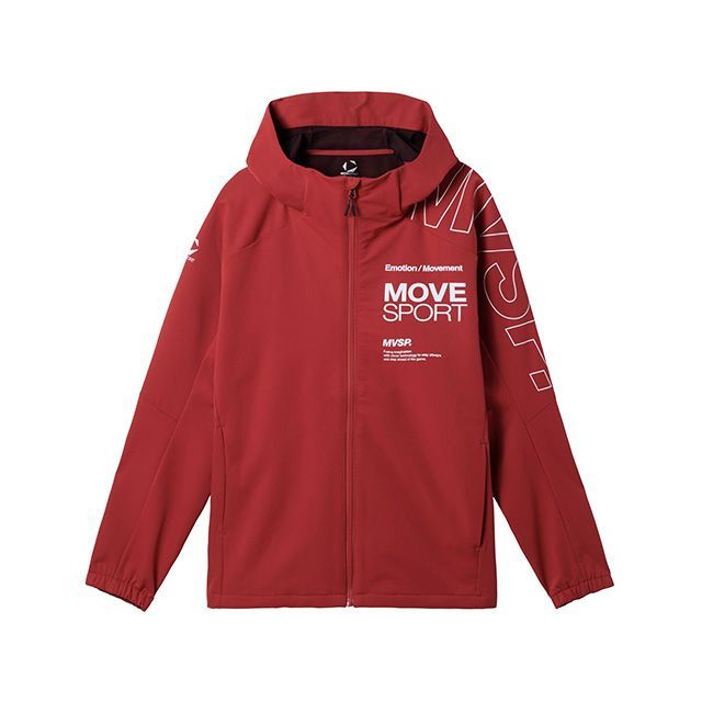 デサント ST5FJK22M 【ACTIVE SUITS】HEATNAVI ソフトシェル フーディー（レッド） サイズ O DESCENTE