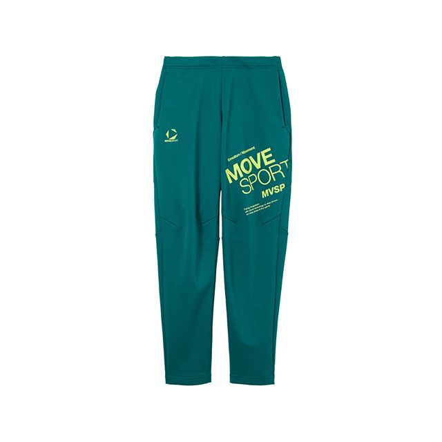 デサント ST5FPZ10M 【ACTIVE SUITS】鹿の子ジャージ ロングパンツ（グリーン） サイズ M DESCENTE