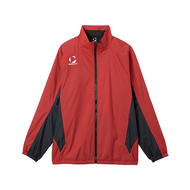 デサント ST5FWBT0M ウィンドブレーカージャケット（レッド×ブラック） サイズ 2XO DESCENTE
