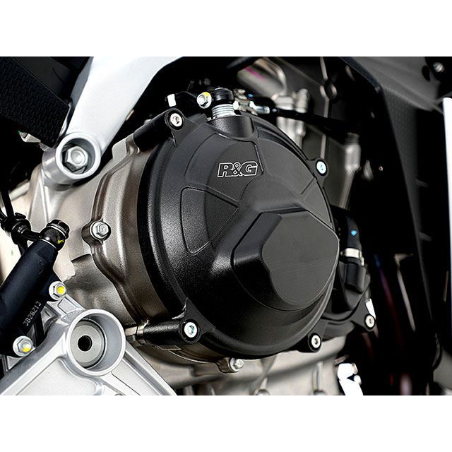 アールアンドジー RS 660/Tuono 660 ハイブリッドPROエンジンケースカバー（ブラック） R&amp;G