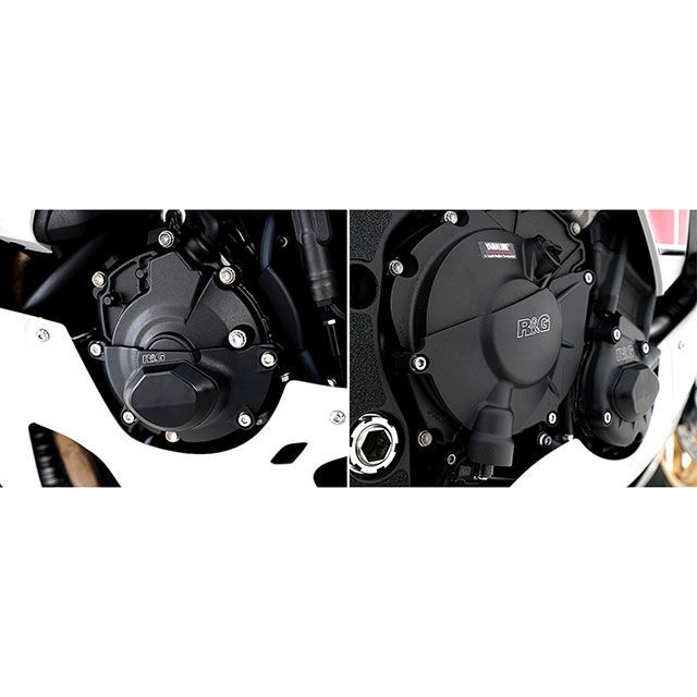 アールアンドジー YZF-R1/M ハイブリッドPROエンジンケースカバーセット（ブラック） R&amp;G