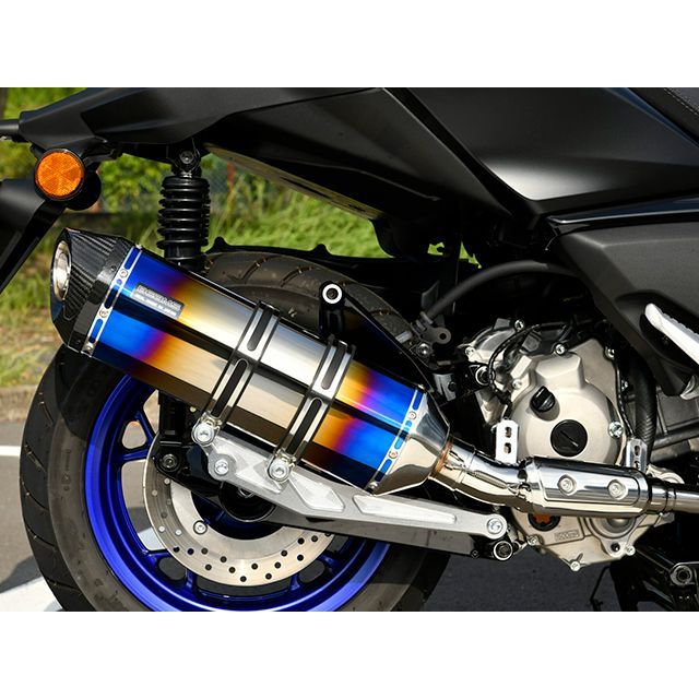 ビームス X-MAX250 GT-CORSA ヒートチタン フルエキゾースト 政府認証 BEAMS