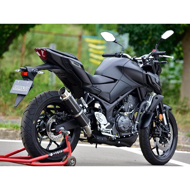 BMS MT-25 YZF R-25 R-EVO2 カーボン スリップオン 政府認証 BMS