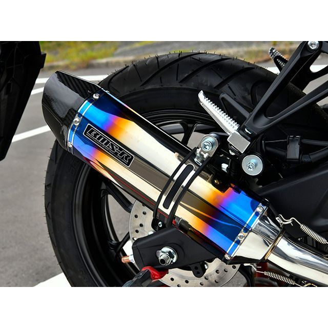 BMS MT-25 YZF R-25 CORSA-EVOII ヒートチタン スリップオン 政府認証